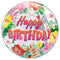 Bubble helium ballon Tropical Birthday Party