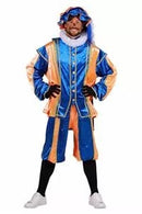 Pieten kostuum "Bilbao" blauw/oranje