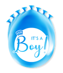 Party Ballonnen It's a Boy, 8 stuks