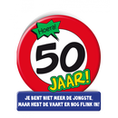 Verkeersbord wenskaart 50 jaar
