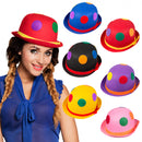 Bolhoed Binky Bowler met stippen div. kleuren