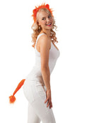 Accessoire-set Oranje Leeuw (tiara en staart)