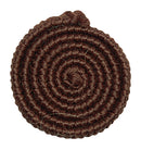 Wolcrepe d.bruin 50cm grimas