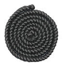 Wolcrepe zwart 50cm grimas