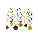 Hangdeco Swirl Classy Party Party Time