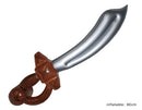 Opblaas piratenzwaard 80cm