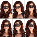 Oogmasker kant zwart assorti