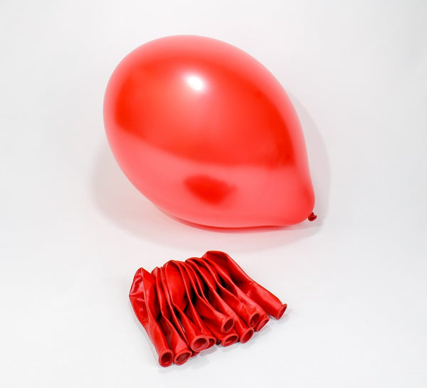 Ballonnen Metallic Cherry Red B105 10 stuks