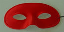 Oogmasker domino rood