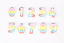 Cijferkaars multicolor 0-9