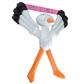 Opblaas ooievaar met 2 banners boy / girl 70 cm
