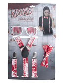 Accessoireset Bloedlust (bretels, strik en partybril)