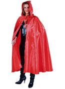 Cape met capuchon div. kleuren