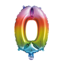 Folie Cijfer 16"/ 40cm Regenboog 0-9