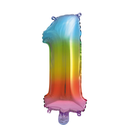 Folie Cijfer 16"/ 40cm Regenboog 0-9