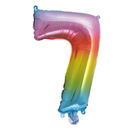 Folie Cijfer 16"/ 40cm Regenboog 0-9
