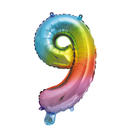 Folie Cijfer 16"/ 40cm Regenboog 0-9