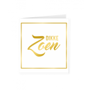 Kaart goud-wit Dikke Zoen