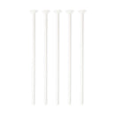 Ballonstokjes papier wit 10st