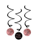 Hangdeco Swirl Roségold/Black, div. leeftijden