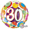 Folie helium ballon 30 jaar Dots & Glitz