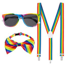 Accessoireset Regenboog/Pride, 3-delig