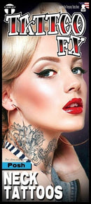 Tijdelijke Neck Tattoo Posh