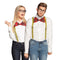 Nerd set (bretels, strik en partybril)