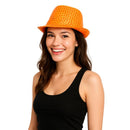 Hoed Glitter/Pailletten, diverse kleuren