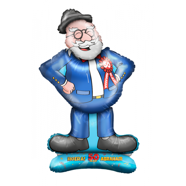 Folie helium ballon Shape Abraham 50 (90cm)