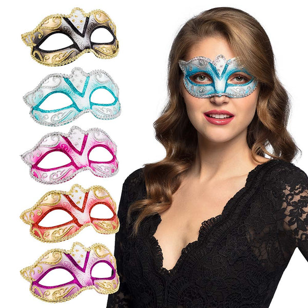 Oogmasker Venice Felina assorti