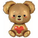 Folie helium ballon Shape Bear Love