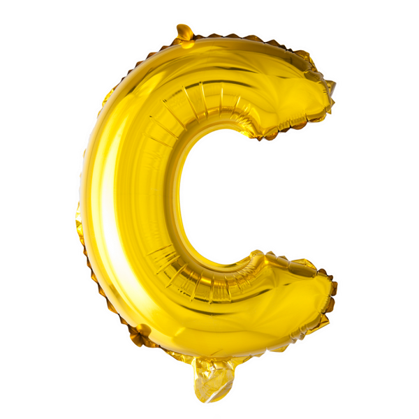 Folie Letter 16" goud verkrijgbaar van A tot Z
