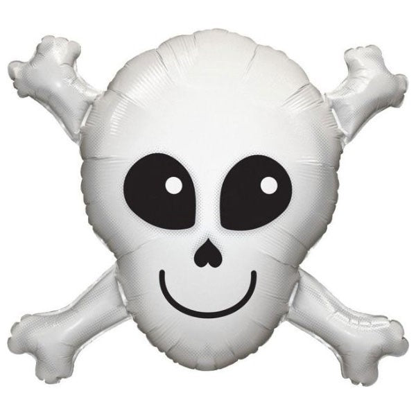 Folie helium ballon Shape Happy Skull
