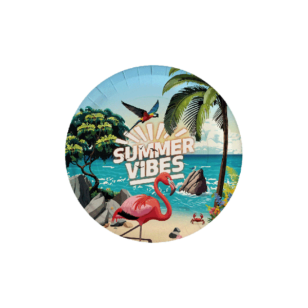 Bordjes Summer Vibes, 8 stuks
