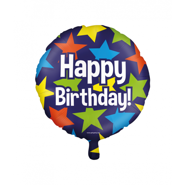 Folie helium ballon Happy Birthday