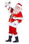 Kerstman kostuum imitatie Fluweel de Luxe, diverse maten