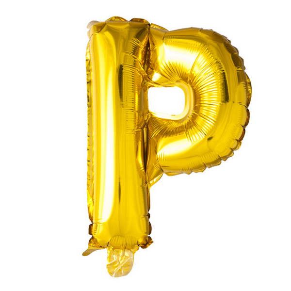 Folie Letter 16" goud verkrijgbaar van A tot Z