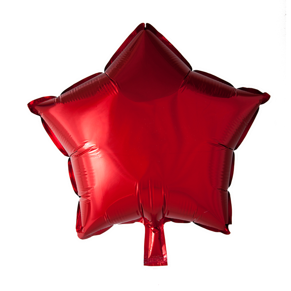 Folie ballon Ster rood
