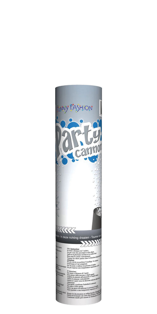 Confetti kanon 20 cm, diverse kleuren