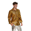 Shiny Disco Shirt/Hemd goud