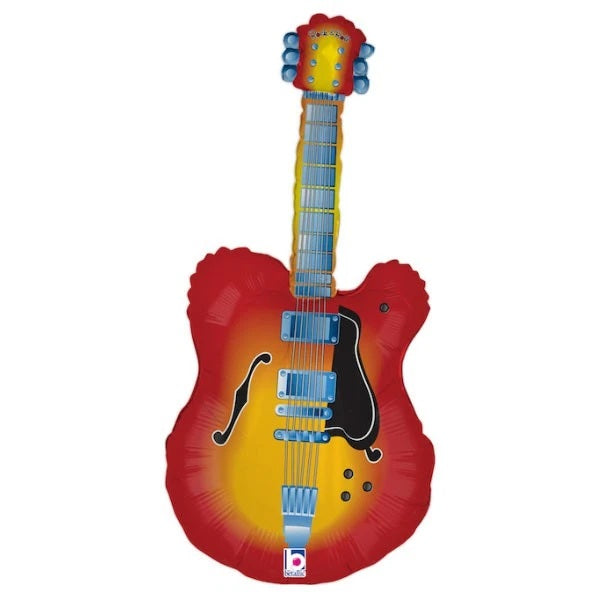 Folie helium ballon Shape Gitaar 109cm