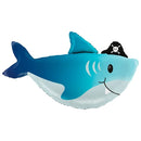 Folie helium ballon Shape Shark 74cm