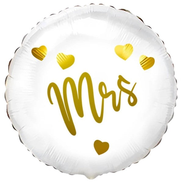 Folie helium ballon Mrs