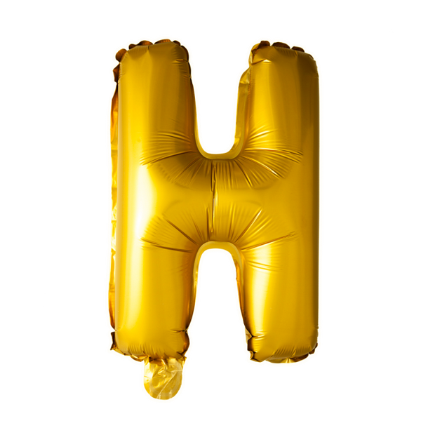 Folie Letter 16" goud verkrijgbaar van A tot Z