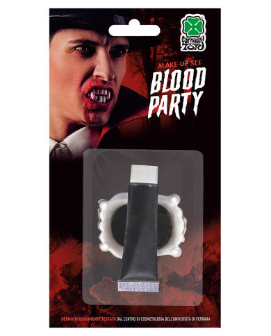 Dracula / Vampier set tanden en bloed 14ml