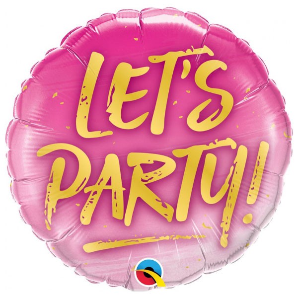 Folie helium ballon Let's Party