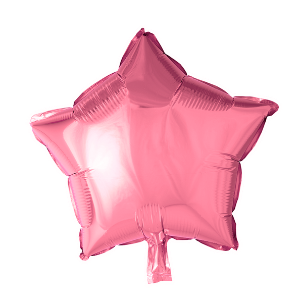 Folie ballon Ster roze