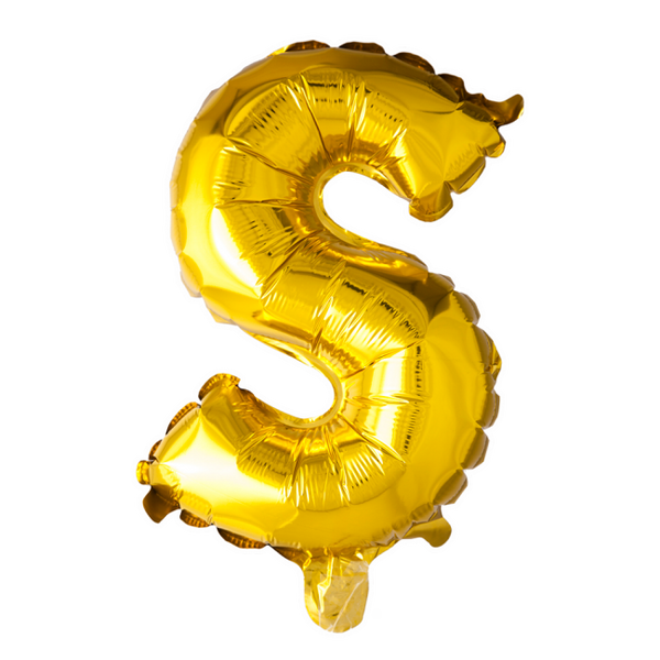 Folie Letter 16" goud verkrijgbaar van A tot Z