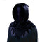 Masker met capuchon zwart
